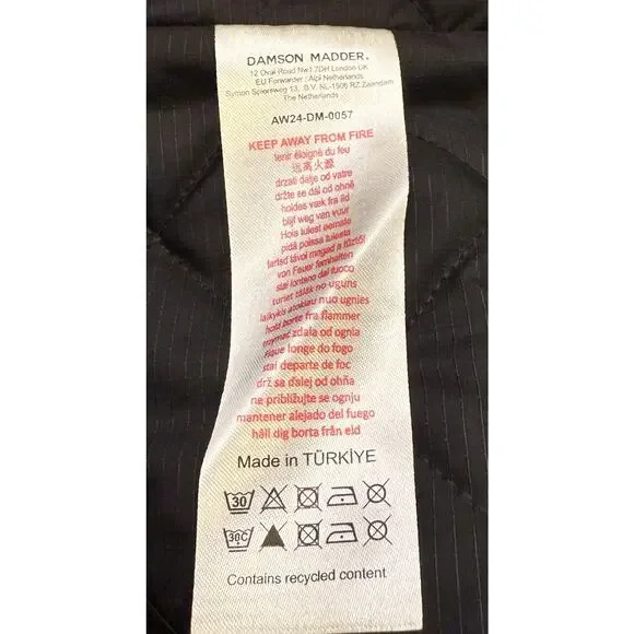 DAMSON MADDER X FREE PEOPLE BLACK IVORY BOWS MARTA BORG GILET VEST JACKET SZ 8 - Picture 11 of 11